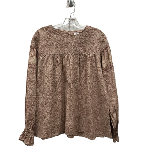 Mauve Top Long Sleeve By Anna Sui, Size: M