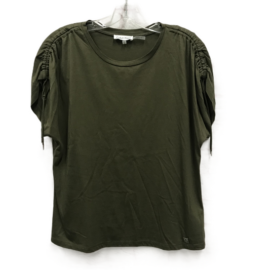 Green Top Short Sleeve By Calvin Klein, Size: S