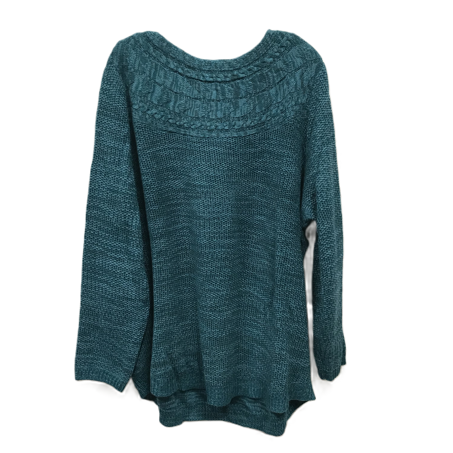 Teal Sweater By Croft And Barrow, Size: 3x
