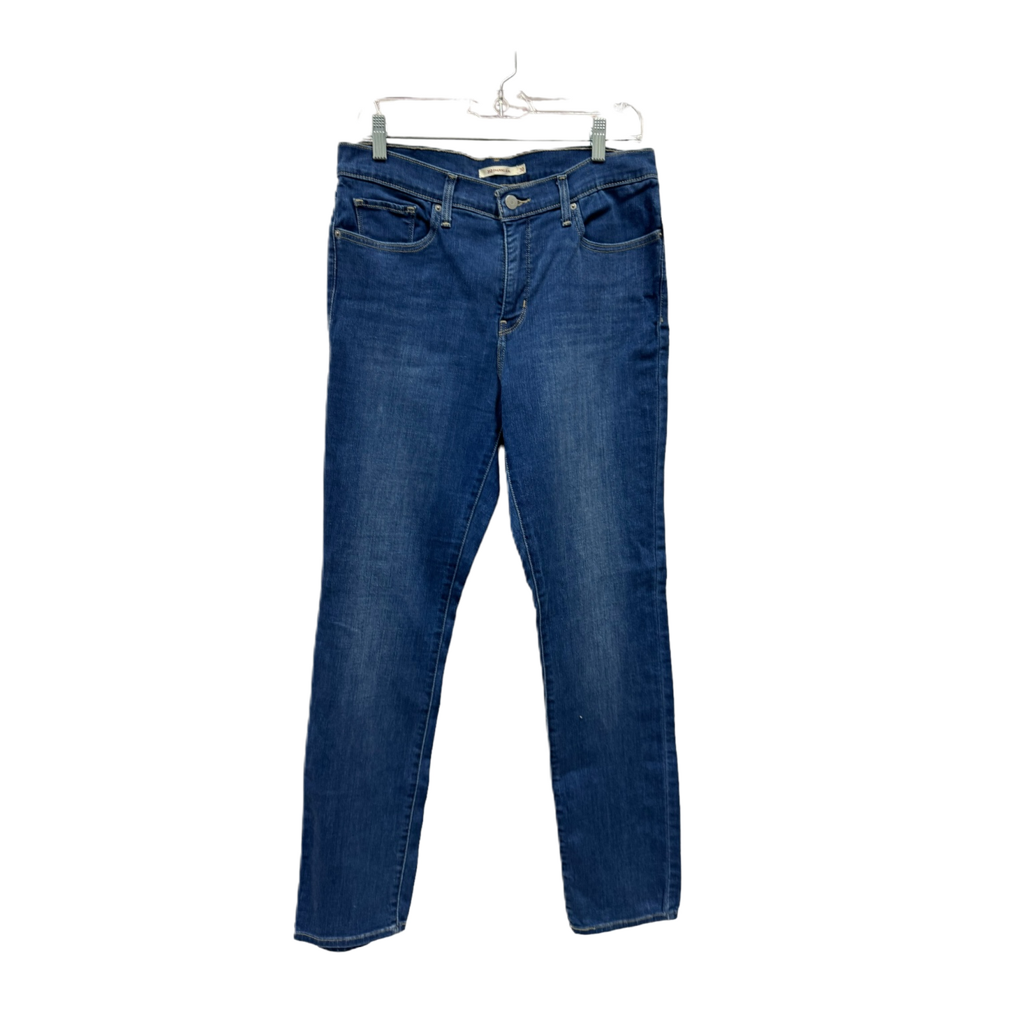 Blue Denim Jeans Straight By Levis, Size: 10