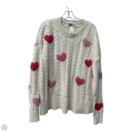 Sweater By Beach Riot In White, Size: Xl