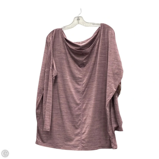Athletic Top Long Sleeve Crewneck By Athleta In Purple, Size: Xl