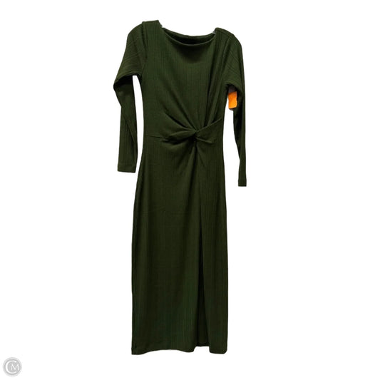 Dress Casual Midi By Loft In Green, Size: Xs