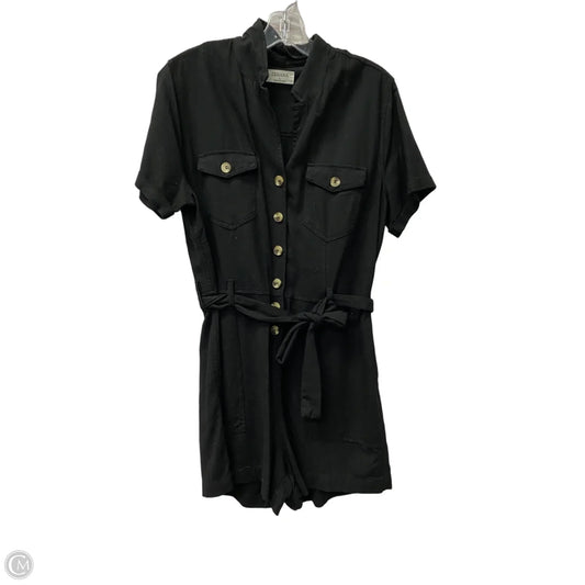 Romper By Zenana In Black, Size: L