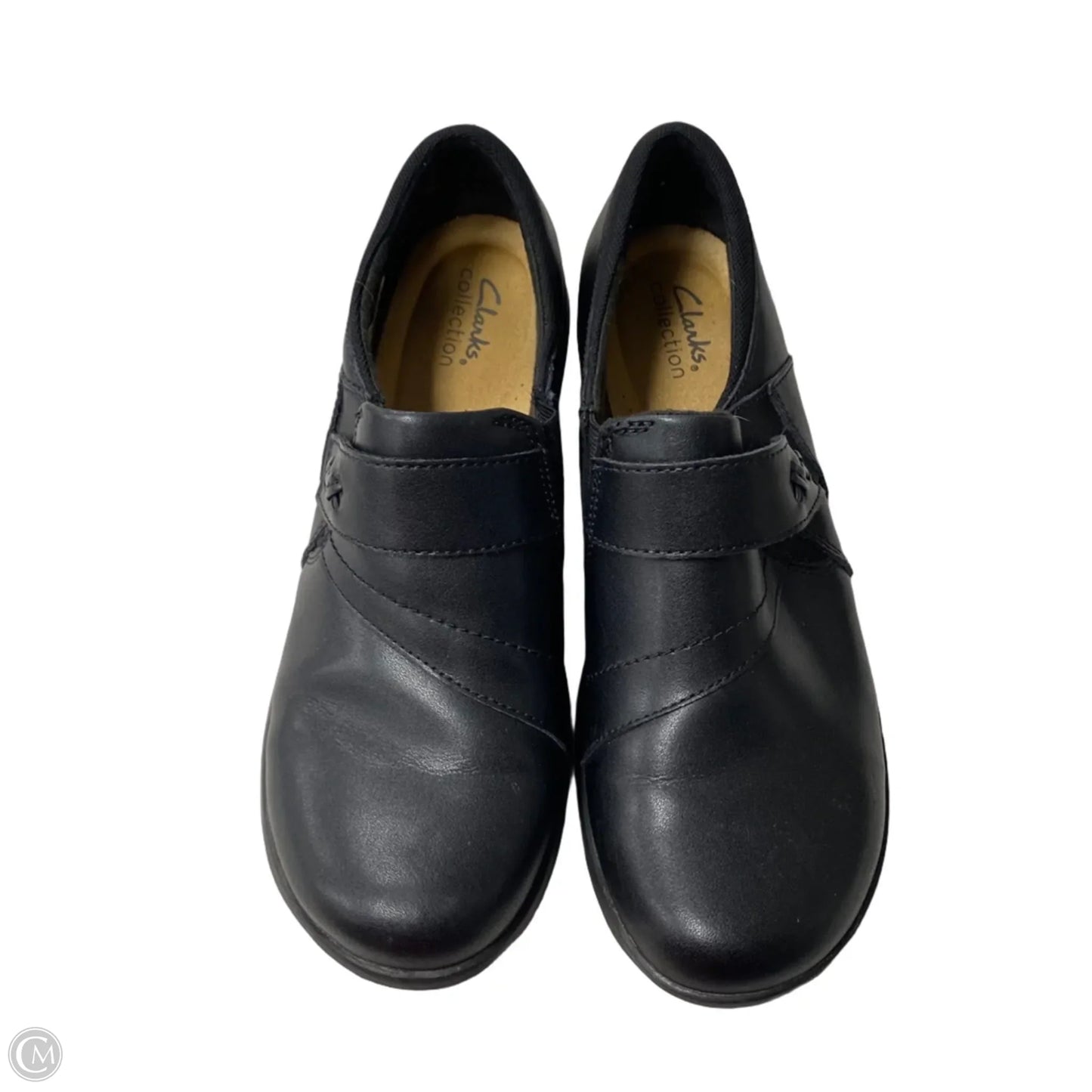 Shoes Flats By Clarks In Black, Size: 9