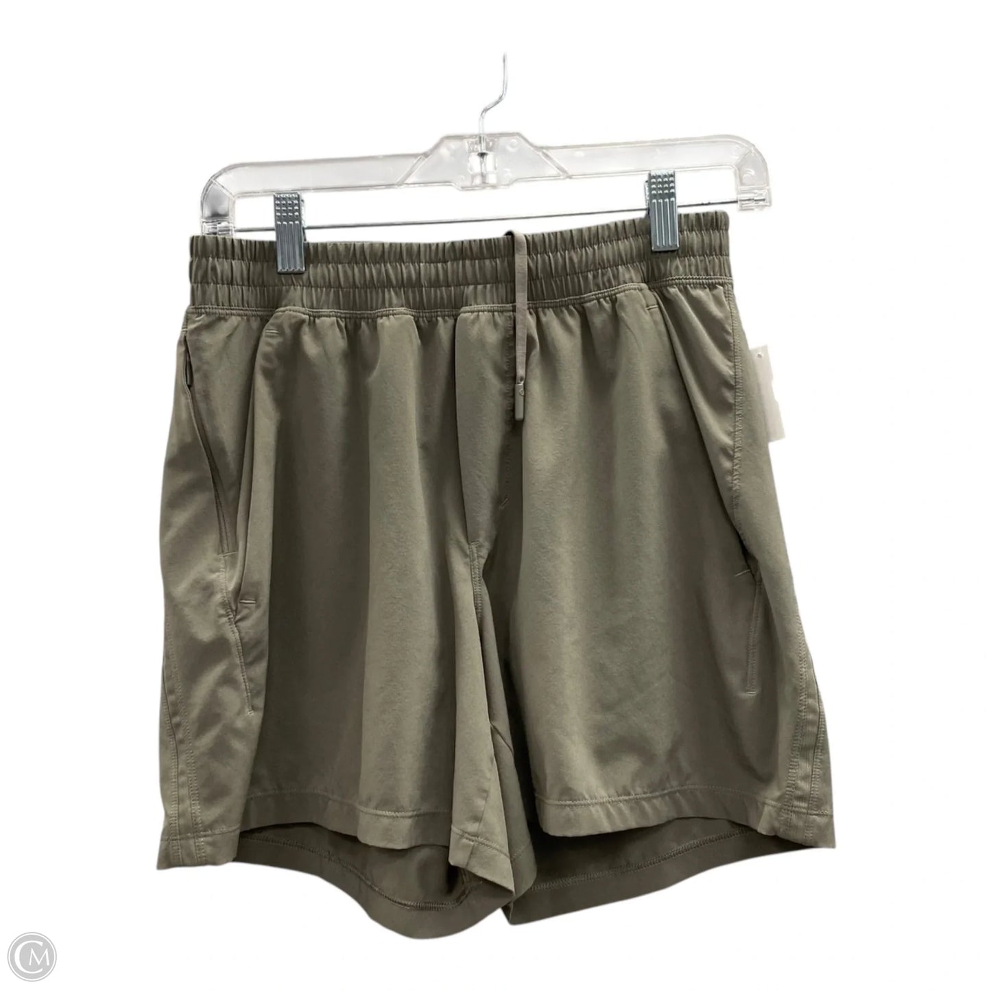 Athletic Shorts By Lululemon In Taupe, Size: S