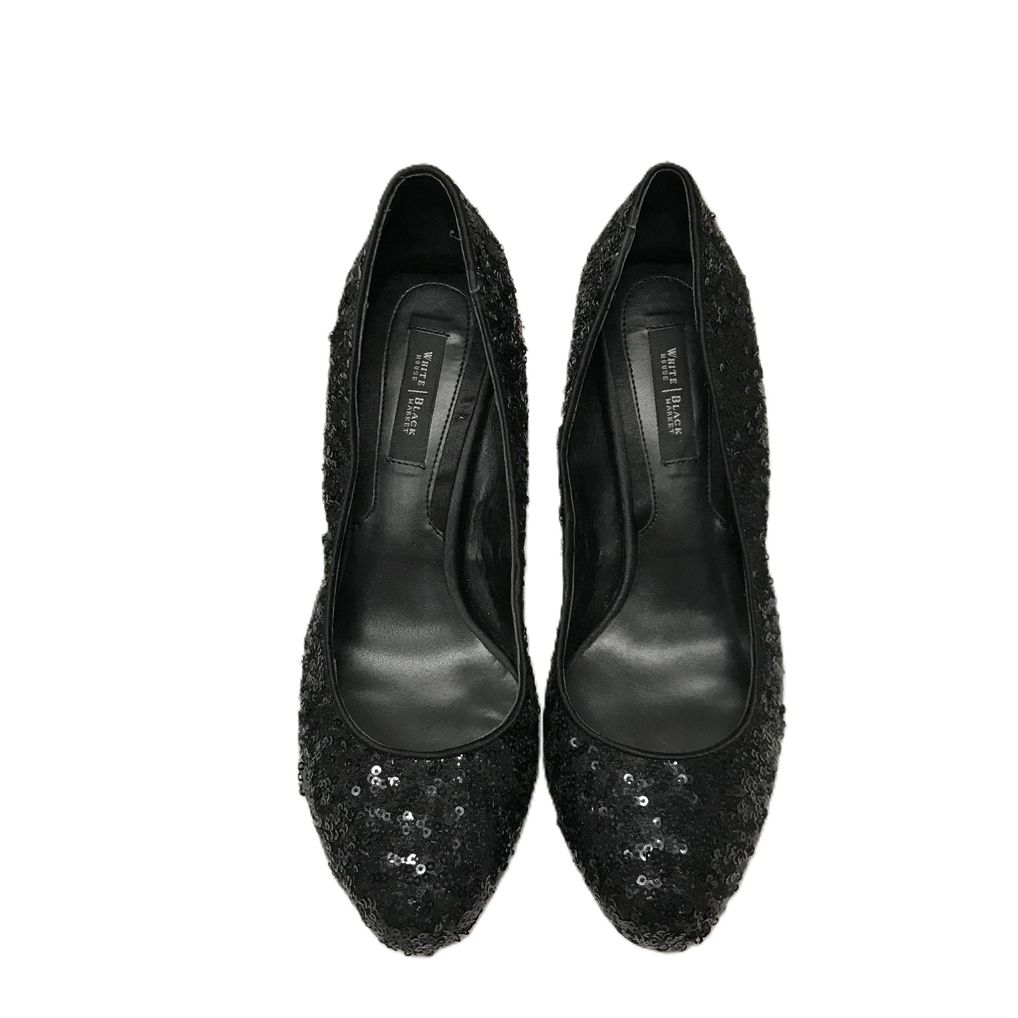 Black Shoes Heels Block By White House Black Market, Size: 8.5