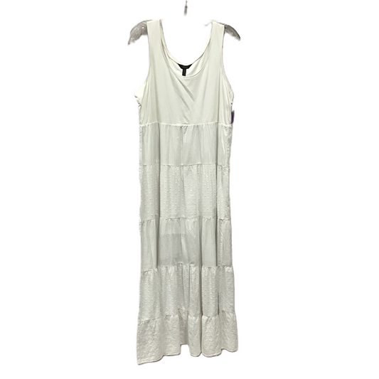 White Dress Casual Maxi By Soma, Size: Xl