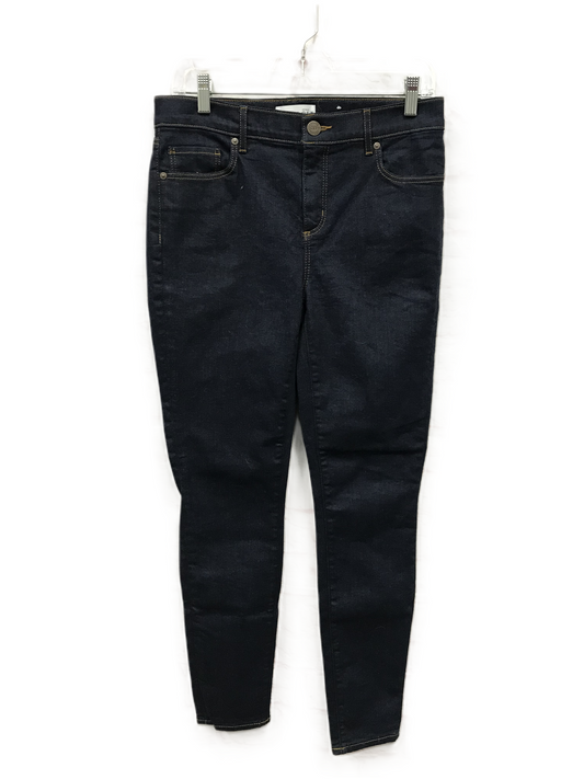 Blue Denim Jeans Skinny By Loft, Size: 8