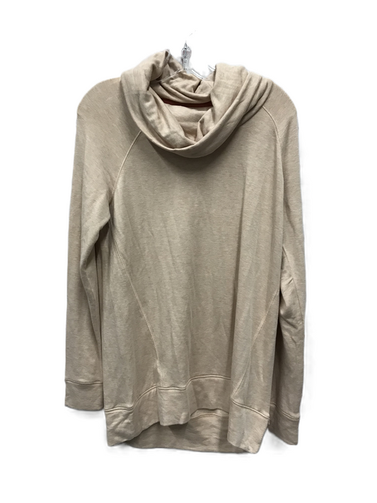 Orange Top Long Sleeve By Lou And Grey, Size: S