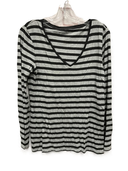 Grey Top Long Sleeve Basic By Ann Taylor, Size: L