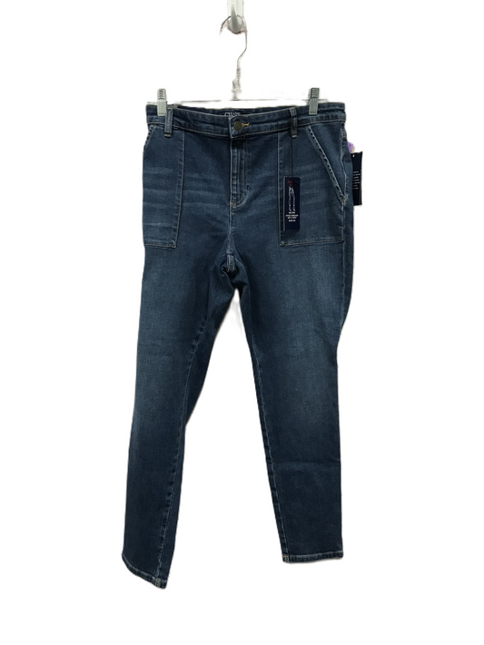 Blue Jeans Skinny By Chaps, Size: 14petite