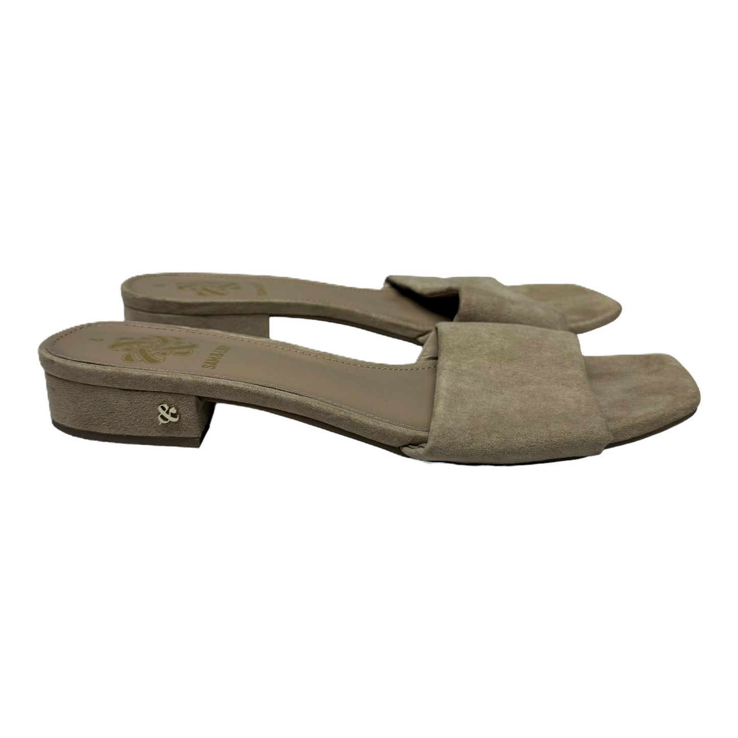 Tan Sandals Flats By Sam And Libby, Size: 8