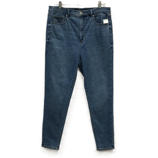 Blue Jeans Skinny By Ann Taylor, Size: 14