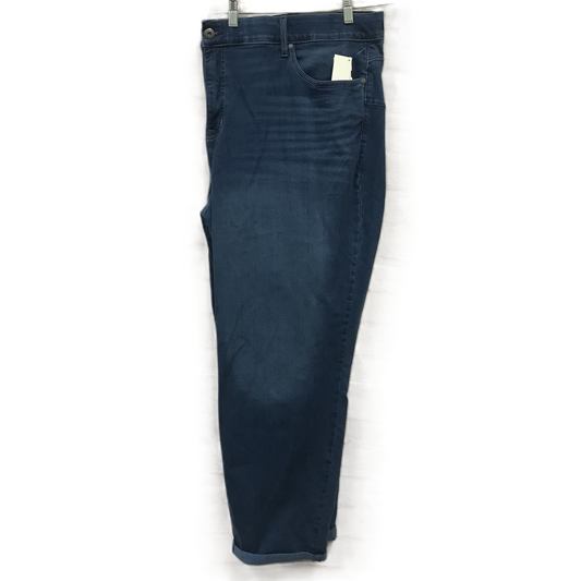 Blue Jeans Straight By Torrid, Size: 30