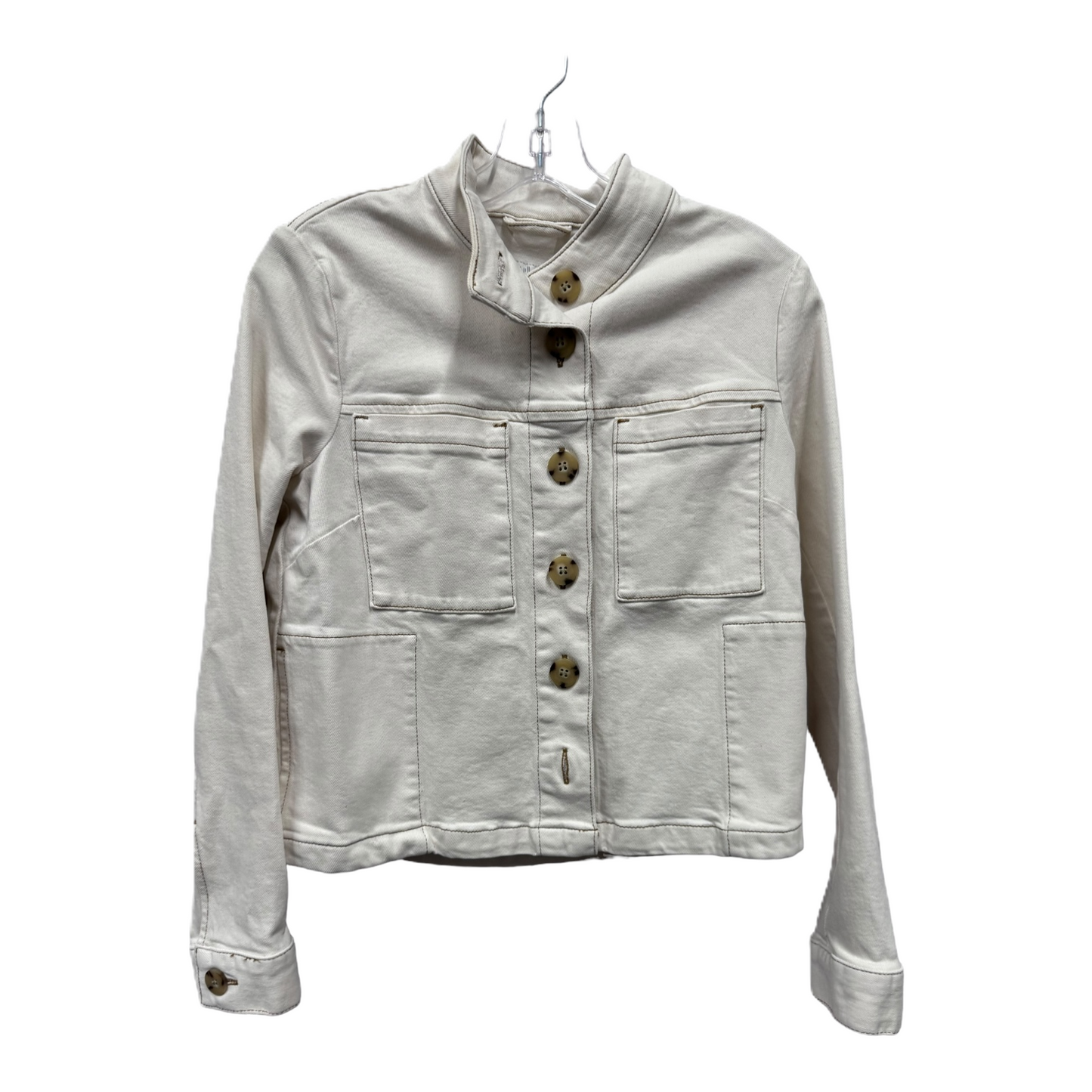 Ivory Jacket Denim By J. Jill, Size: Xs