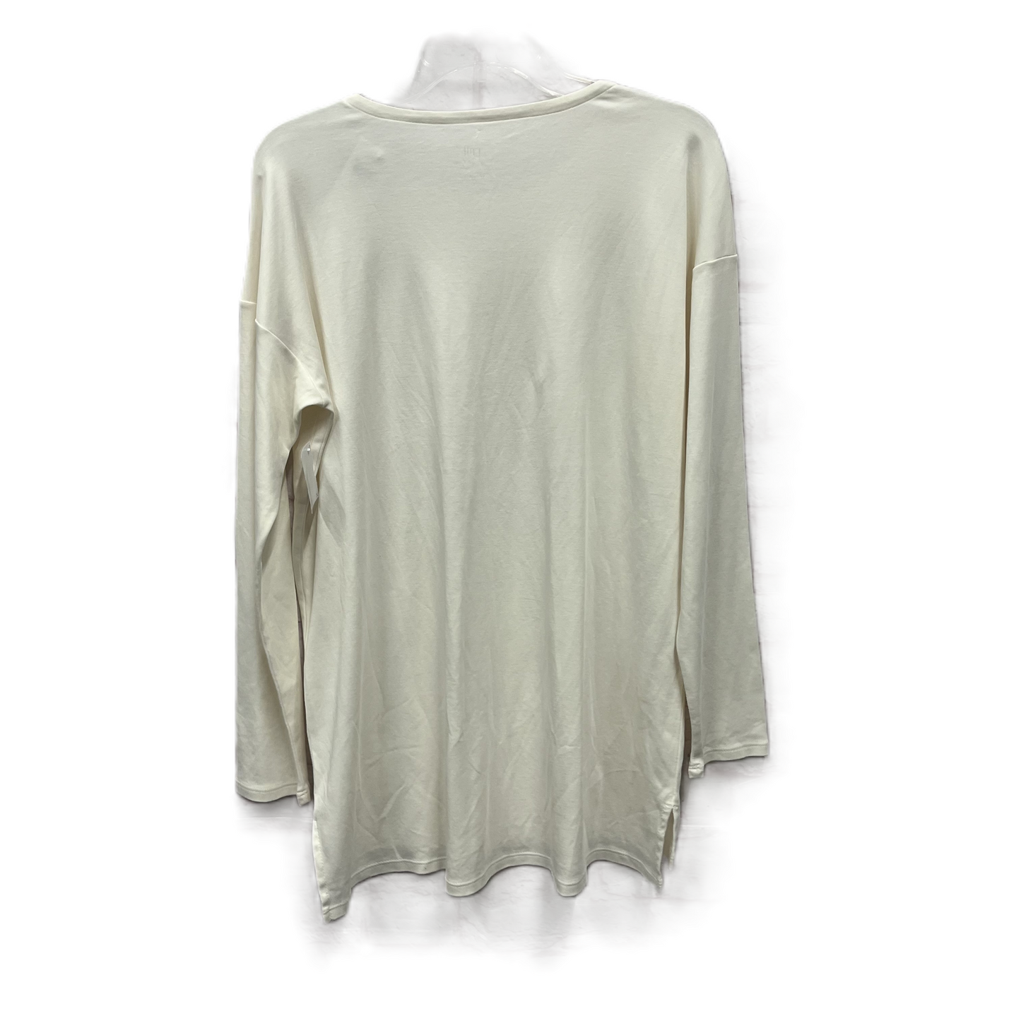 Top Long Sleeve Basic By J. Jill In Ivory, Size: M