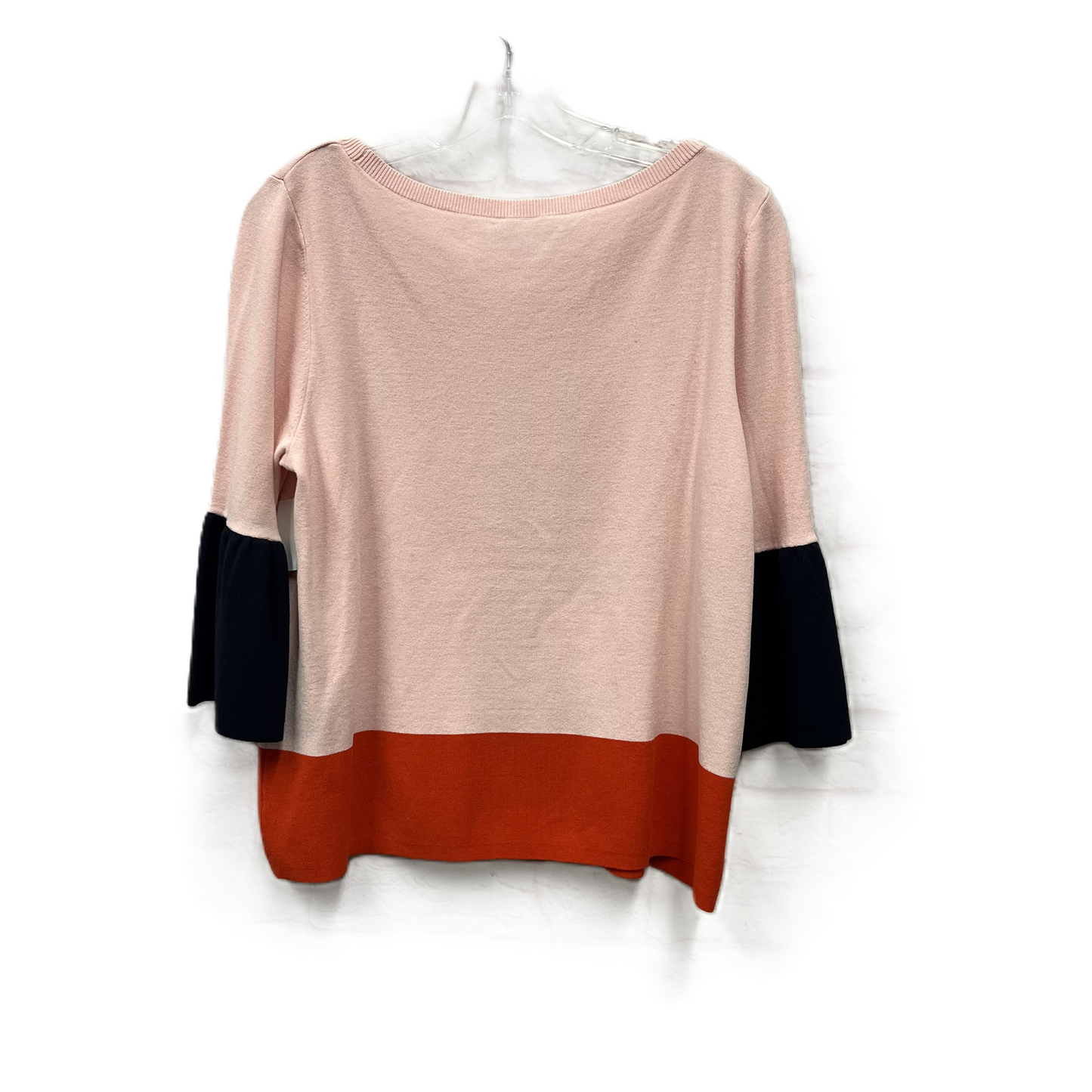 Top Long Sleeve By Ann Taylor In Pink, Size: L