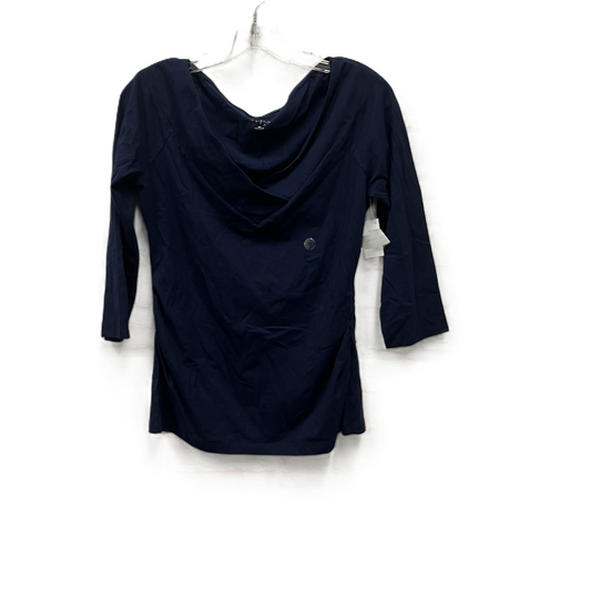 Top Long Sleeve Basic By New York And Co In Navy, Size: M