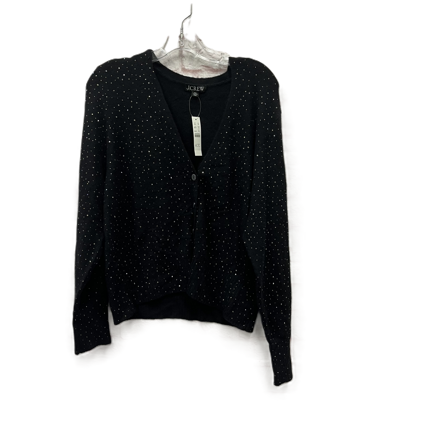 Sweater Cardigan By J. Crew In Black, Size: 1x