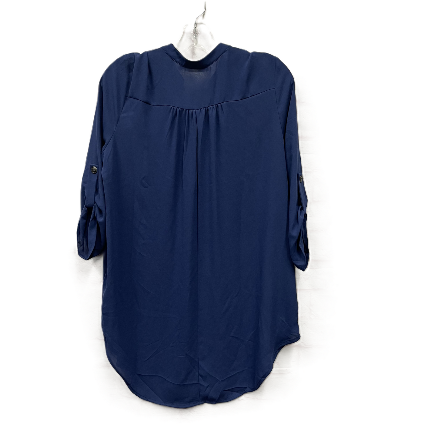 Top 3/4 Sleeve By Lush In Blue, Size: M