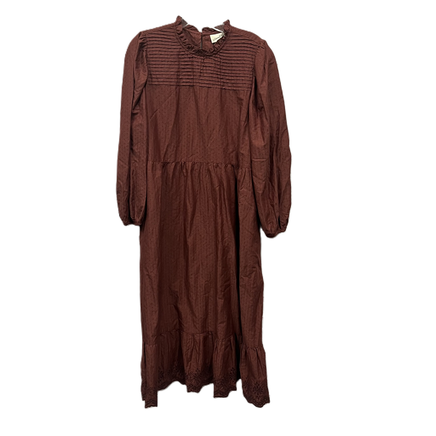 Dress Casual Maxi By Universal Thread In Brown, Size: Xl