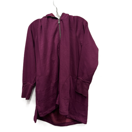 Athletic Jacket By Isaac Mizrahi Live Qvc In Purple, Size: 2x