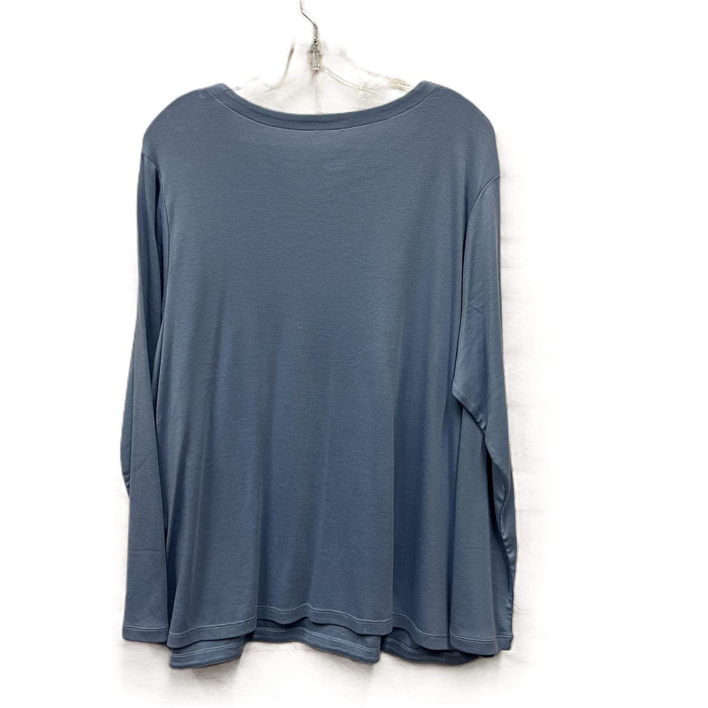 Top Long Sleeve Basic By J. Jill In Blue, Size: 2x