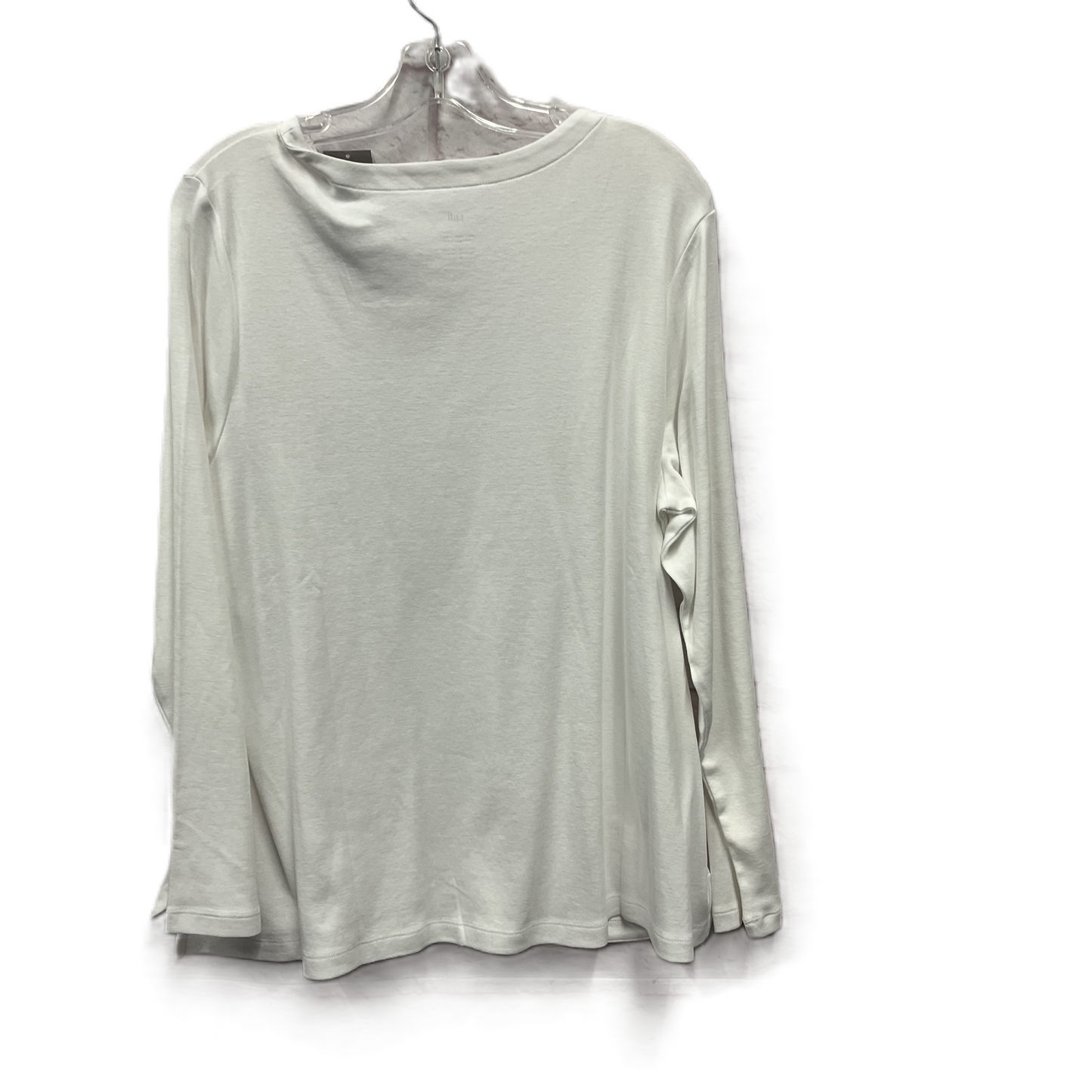 Top Long Sleeve Basic By J. Jill In White, Size: Xl