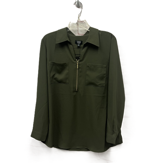 Top Long Sleeve By Jones New York In Green, Size: L