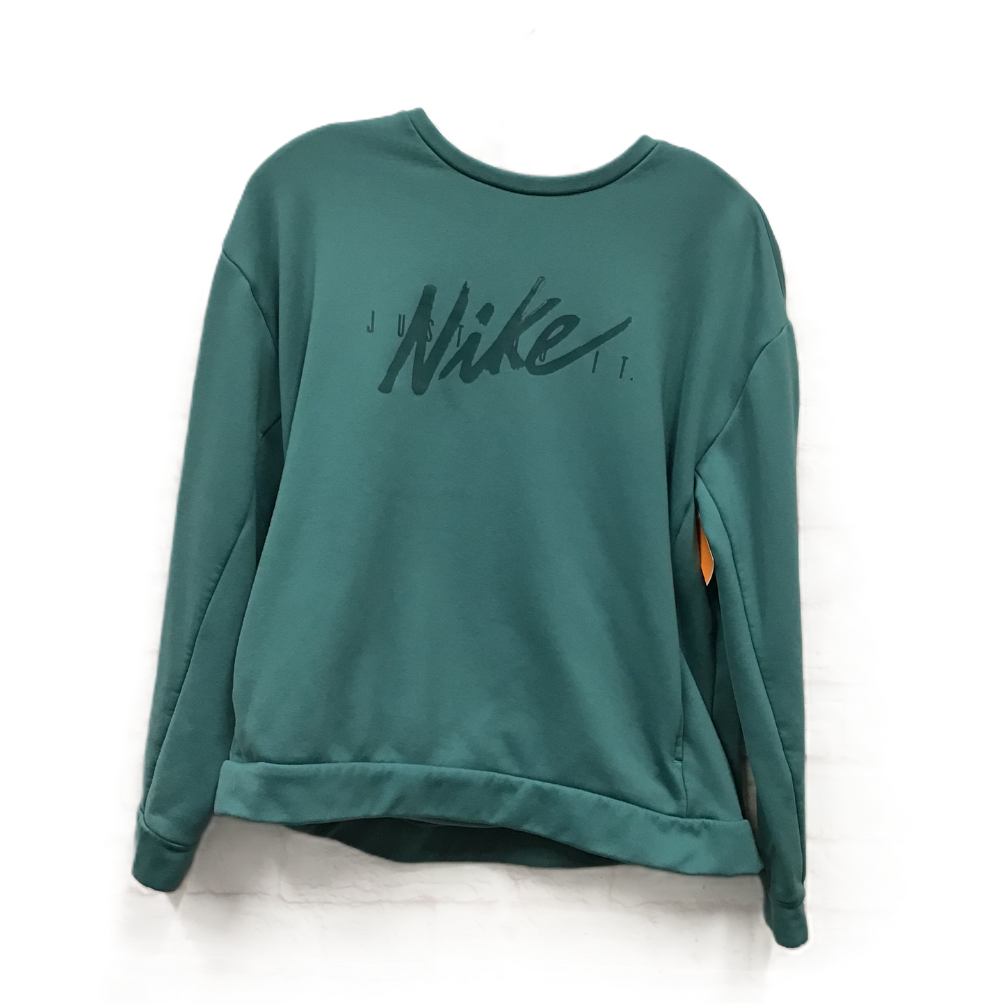 Athletic Top Long Sleeve Hoodie By Nike  Size: M