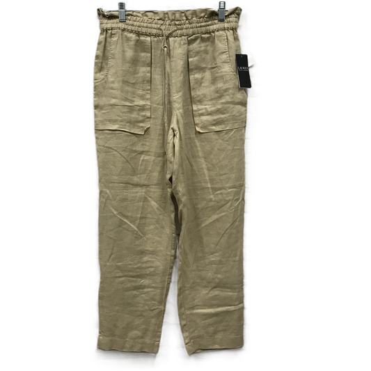 Tan Pants Linen By Ralph Lauren Black Label, Size: 0