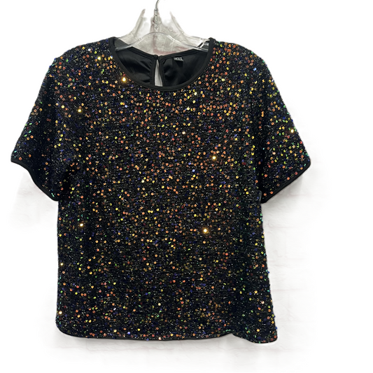 Top Short Sleeve By Shein In Multi-colored, Size: M