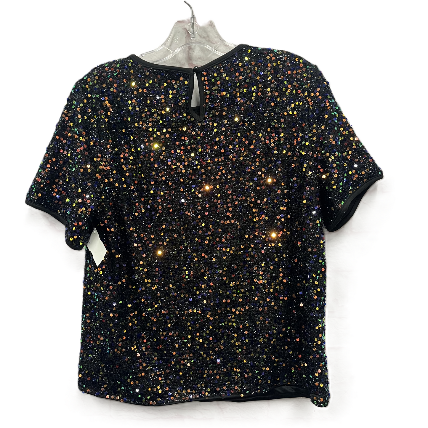 Top Short Sleeve By Shein In Multi-colored, Size: M