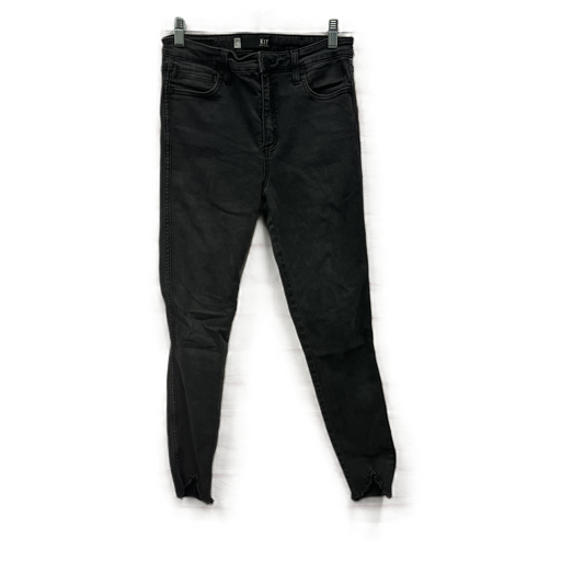 Jeans Skinny By Kut In Black Denim, Size: 8