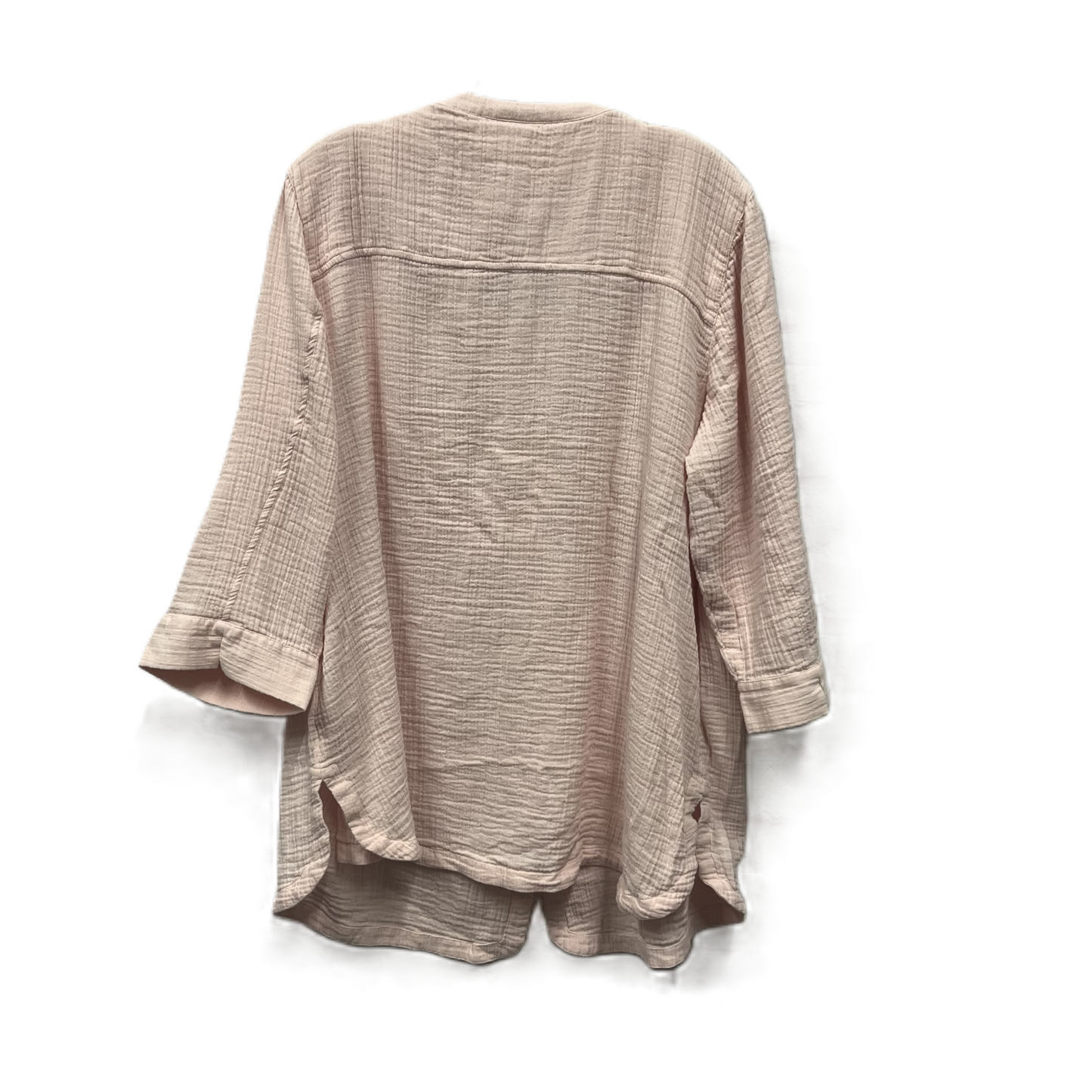 Top Long Sleeve By Pure Jill In Pink, Size: 3x