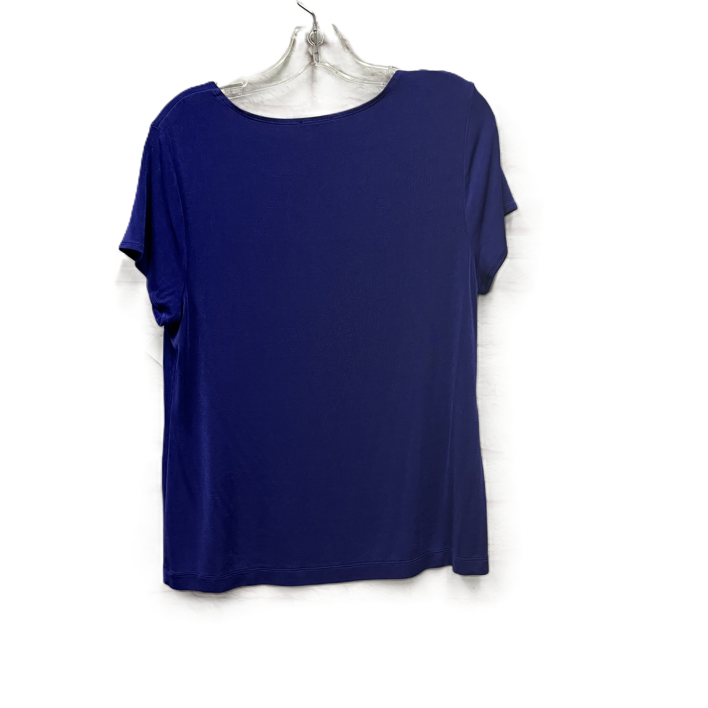 Top Short Sleeve By Chicos In Purple, Size: L