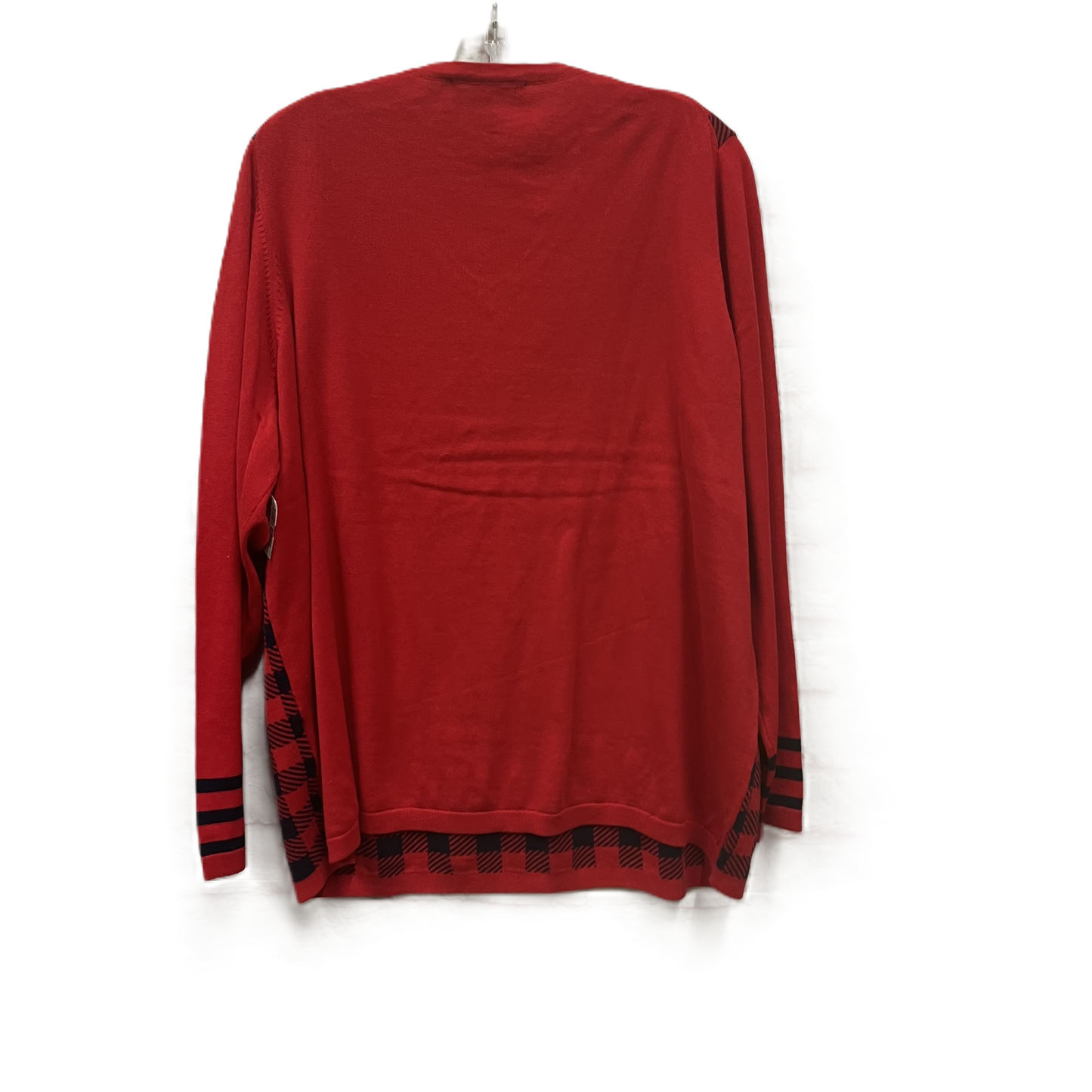 Sweater By Tommy Hilfiger In Red, Size: 2x