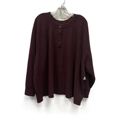 Top Long Sleeve By Old Navy In Purple, Size: 4x