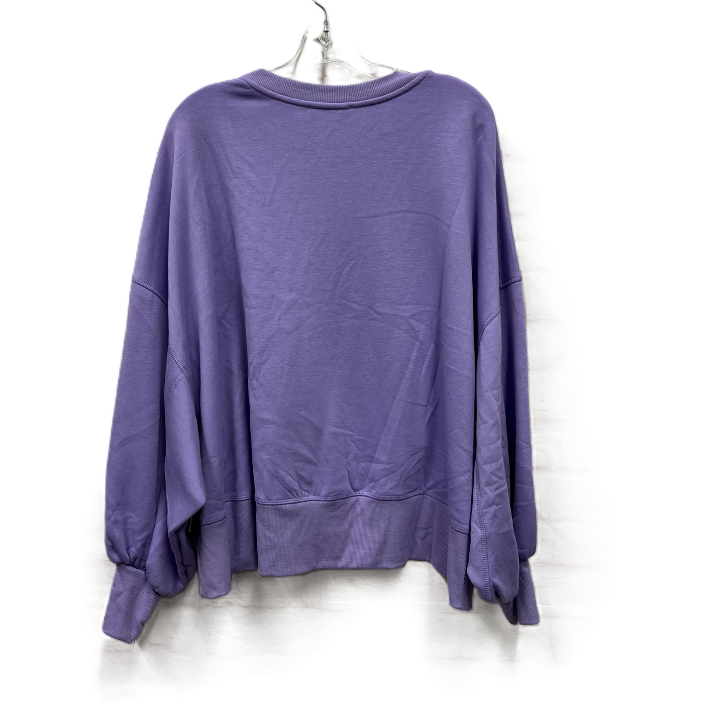 Top Long Sleeve By Zenana Outfitters In Purple, Size: 2x