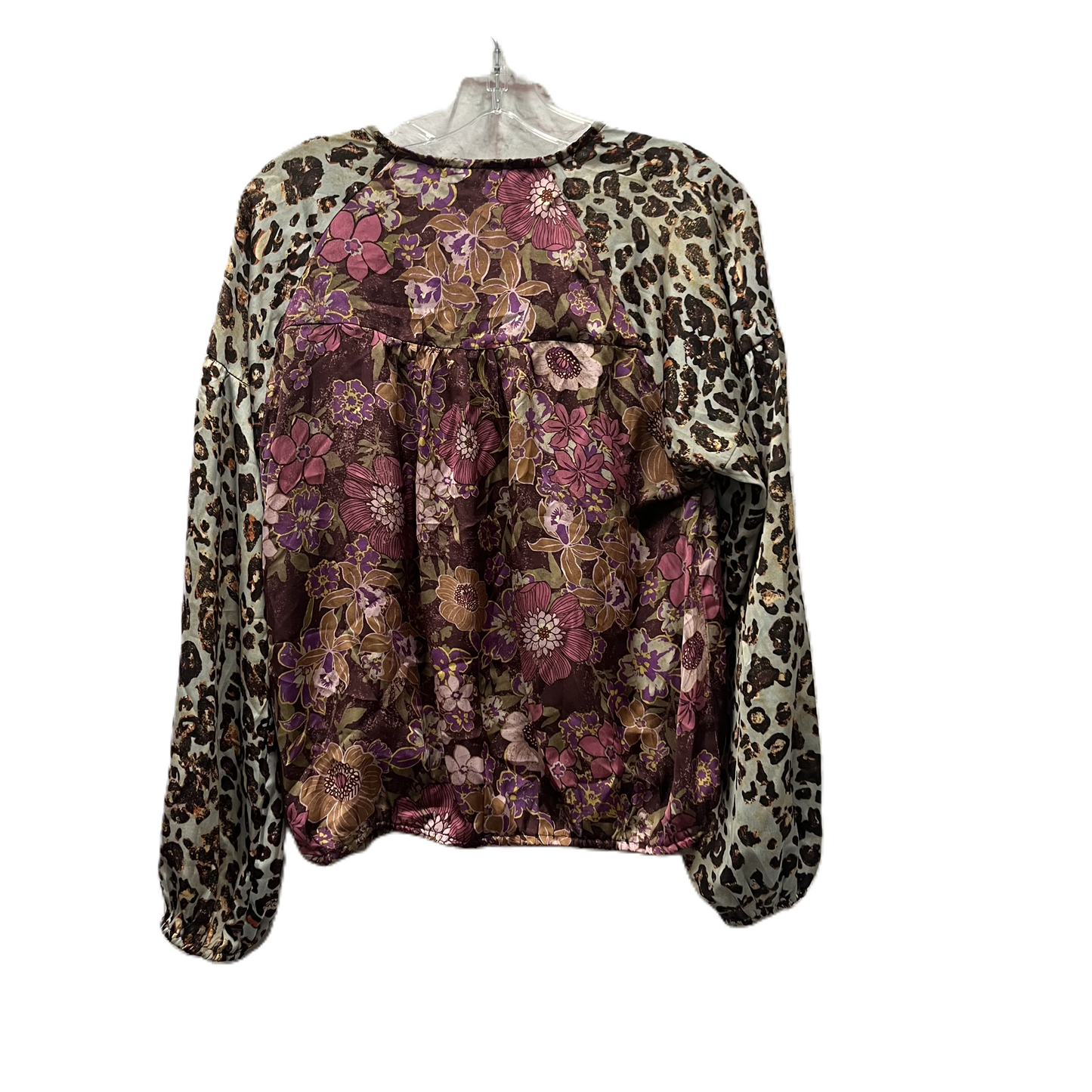 Top Long Sleeve By Mystree In Purple, Size: L