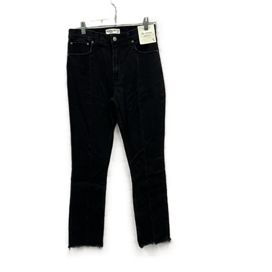 Jeans Skinny By Abercrombie And Fitch In Black, Size: 6