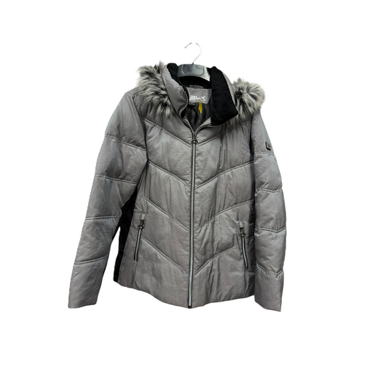 Coat Puffer & Quilted By Zero Xposure In Grey, Size: Xl