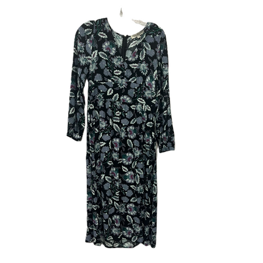 Dress Casual Midi By Loft In Black, Size: 2