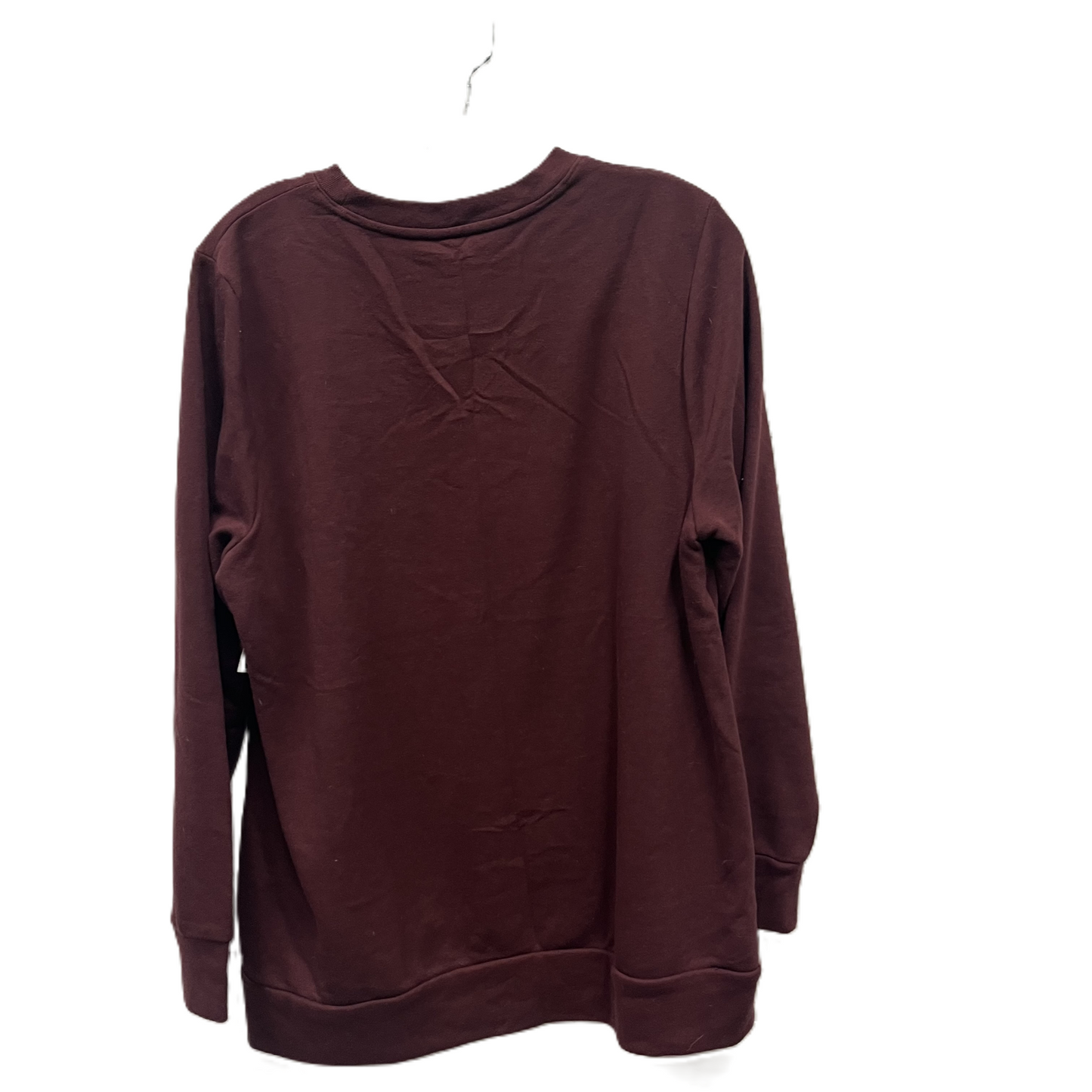 Top Long Sleeve By Lane Bryant In Red, Size: L