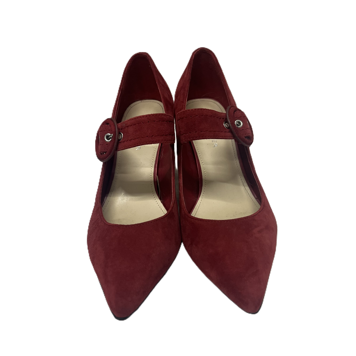 Shoes Heels Block By Marc Fisher In Red, Size: 8.5