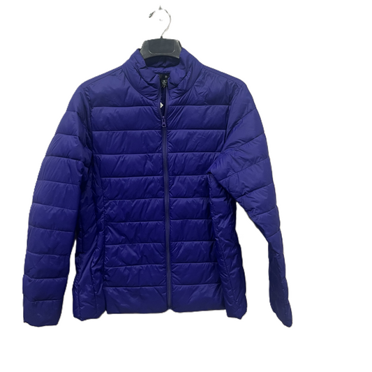 Coat Puffer & Quilted By Ana In Purple, Size: Xl