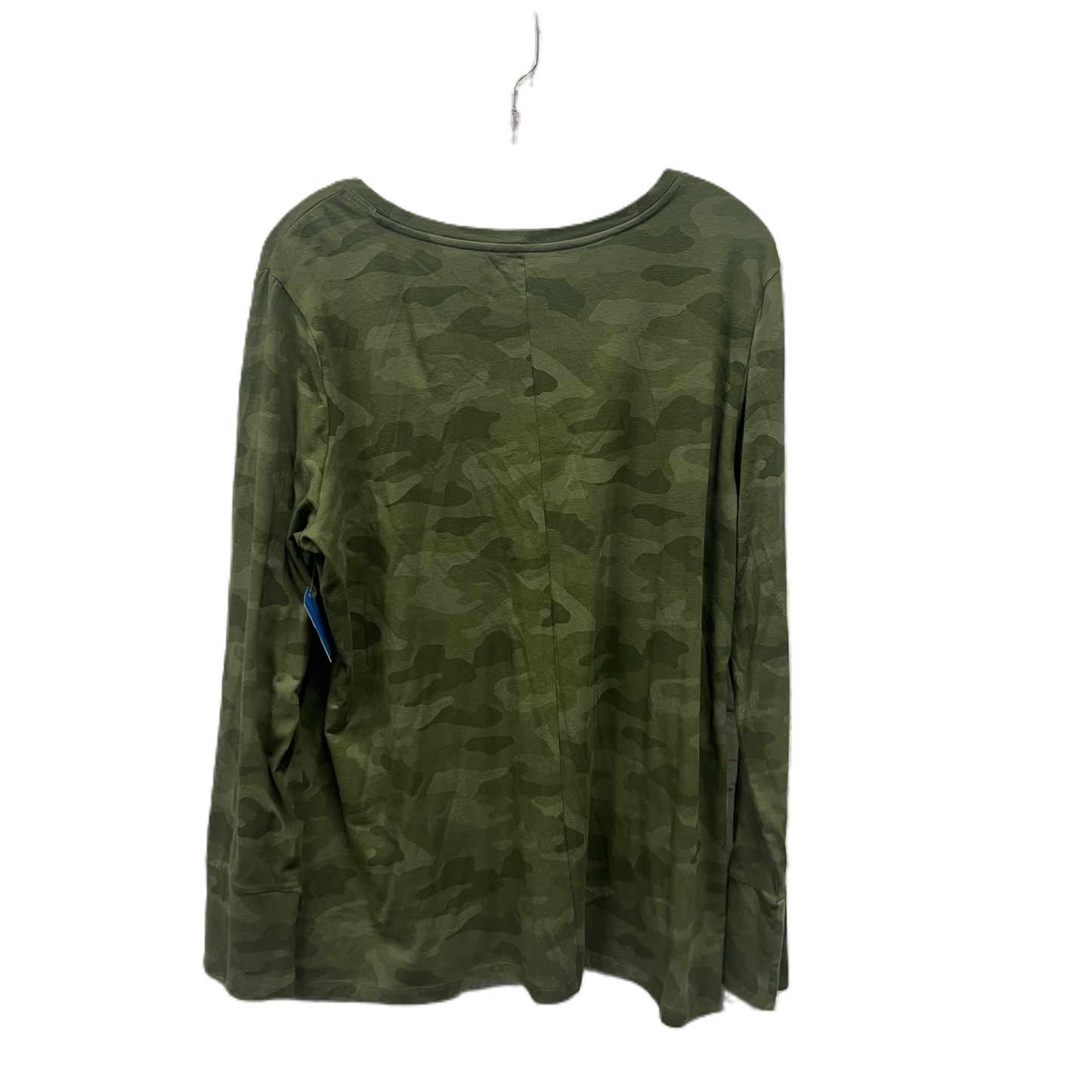 Top Long Sleeve By Ana In Green, Size: 1x