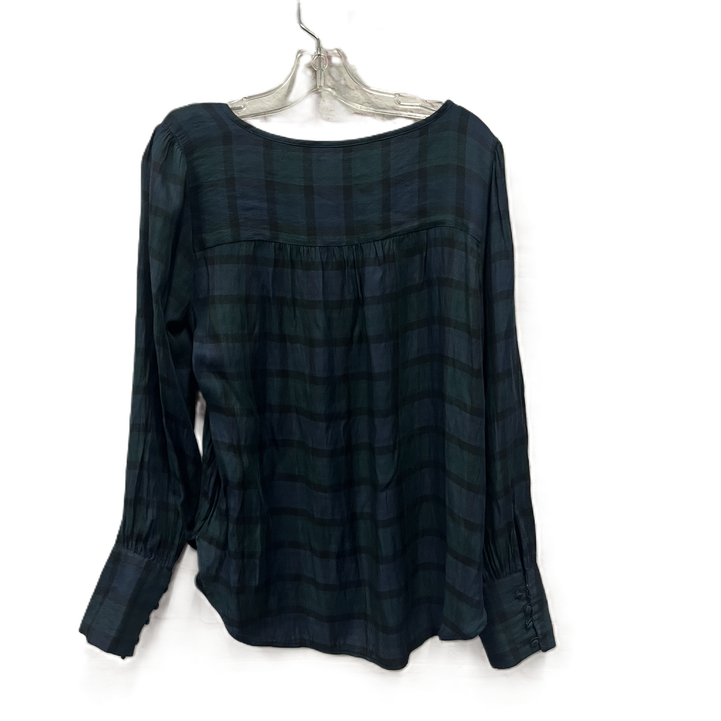 Top Long Sleeve By Loft In Green, Size: M