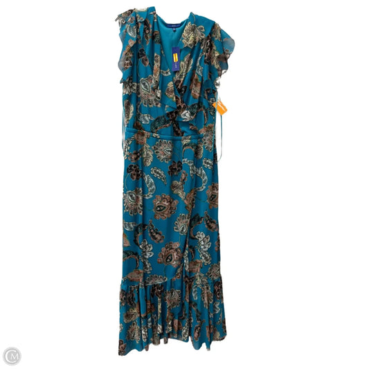 Dress Casual Maxi By Apt 9 In Blue, Size: 1x